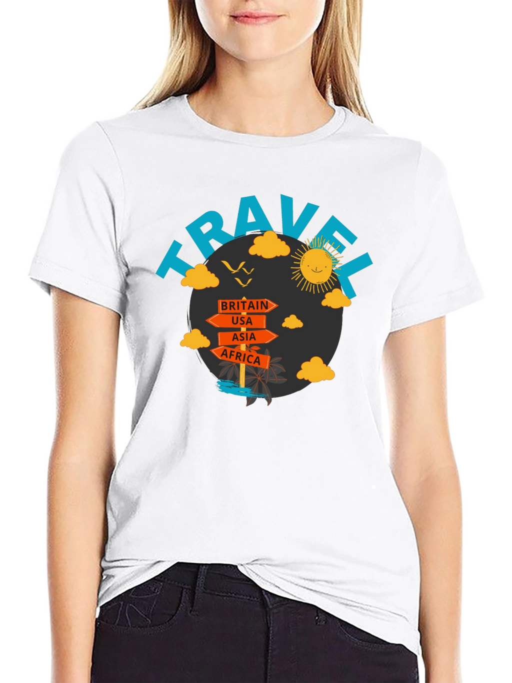 Travel Destinations Graphic T-Shirt