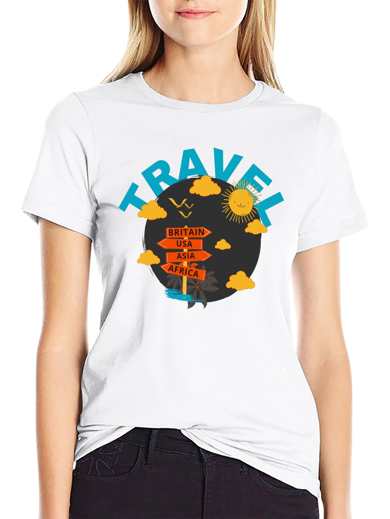 Travel Destinations Graphic T-Shirt