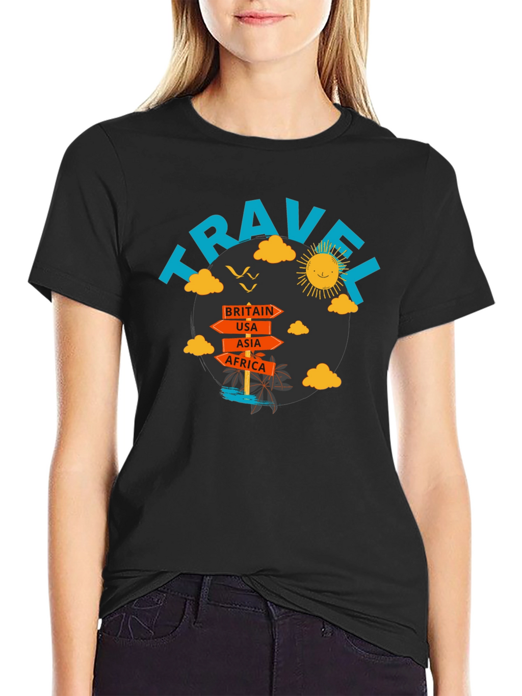 Travel Destinations Graphic T-Shirt