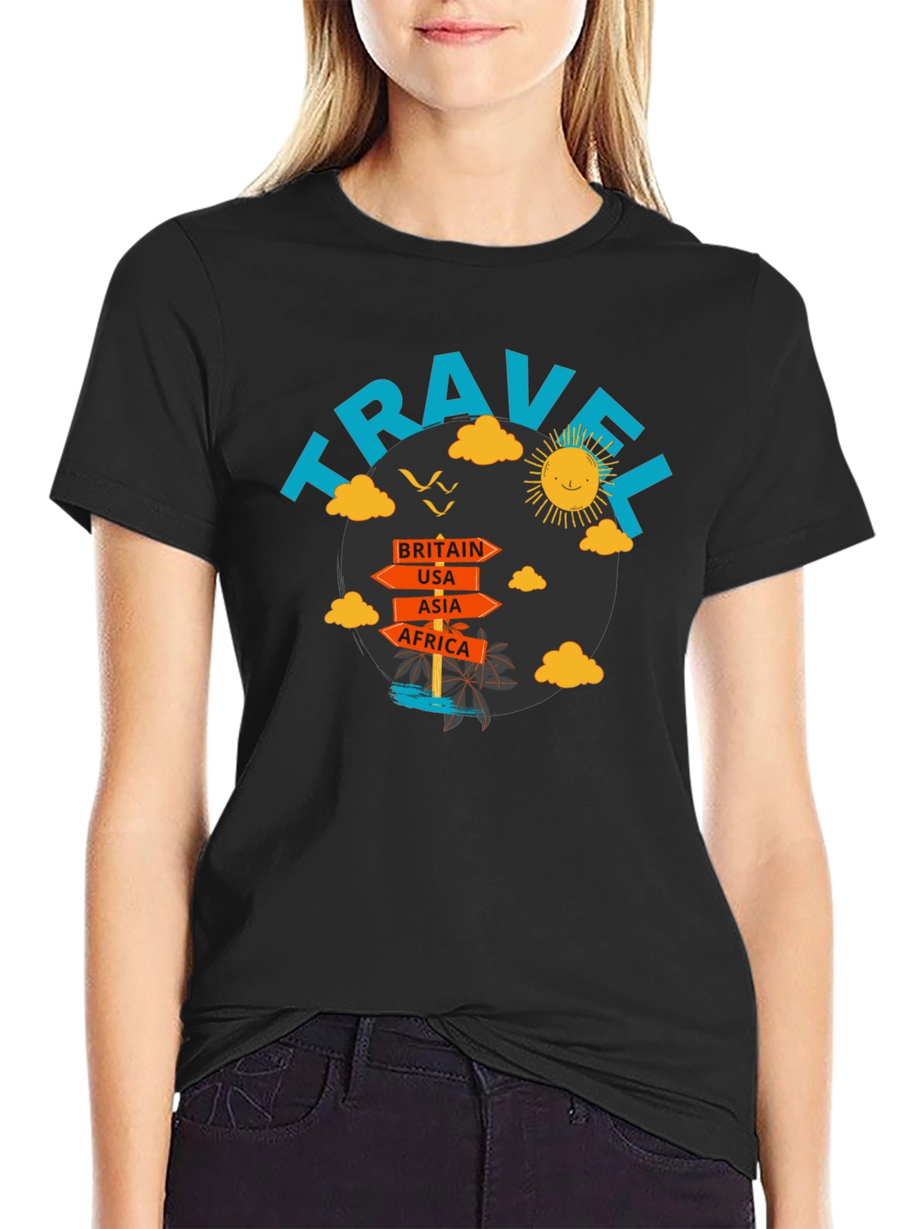 Travel Destinations Graphic T-Shirt