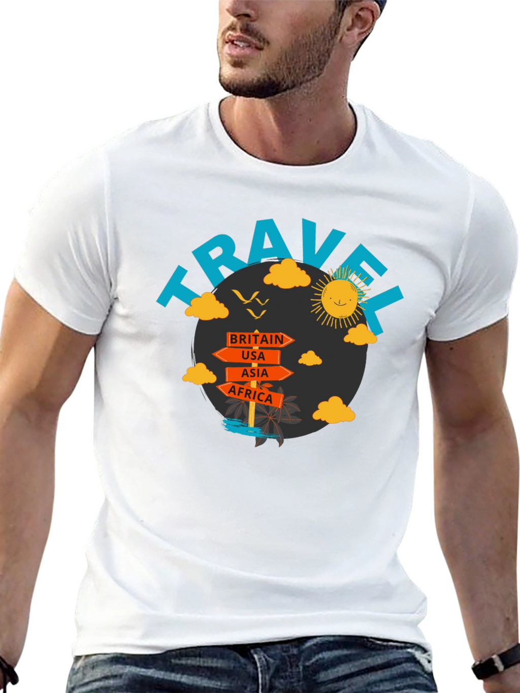 Travel Destinations Graphic T-Shirt