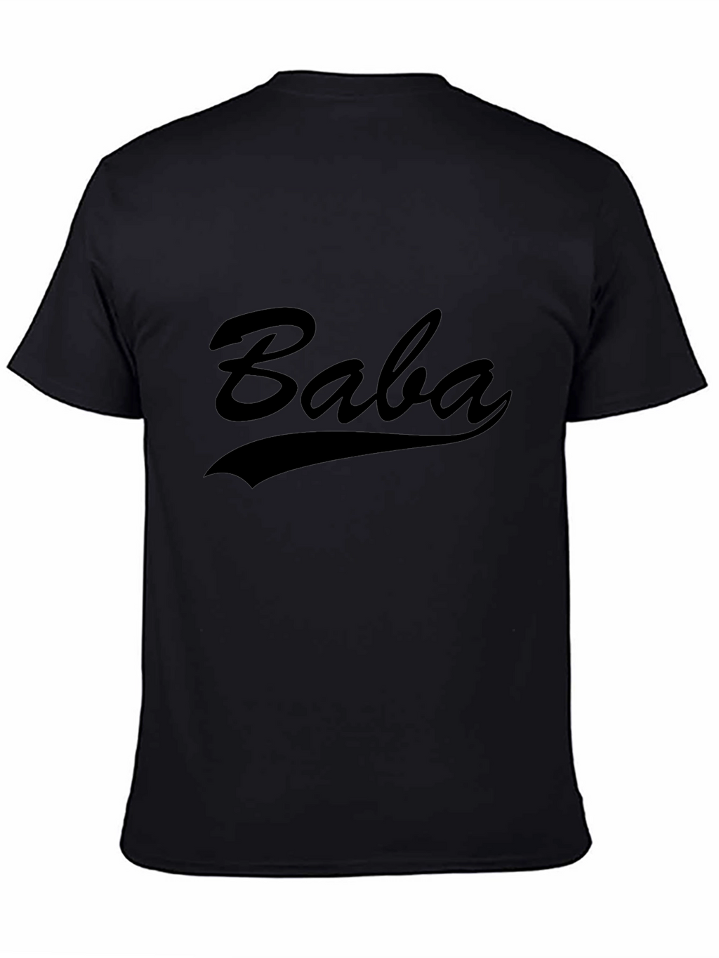 Baba Graphic Tee - Stylish Black T-Shirt