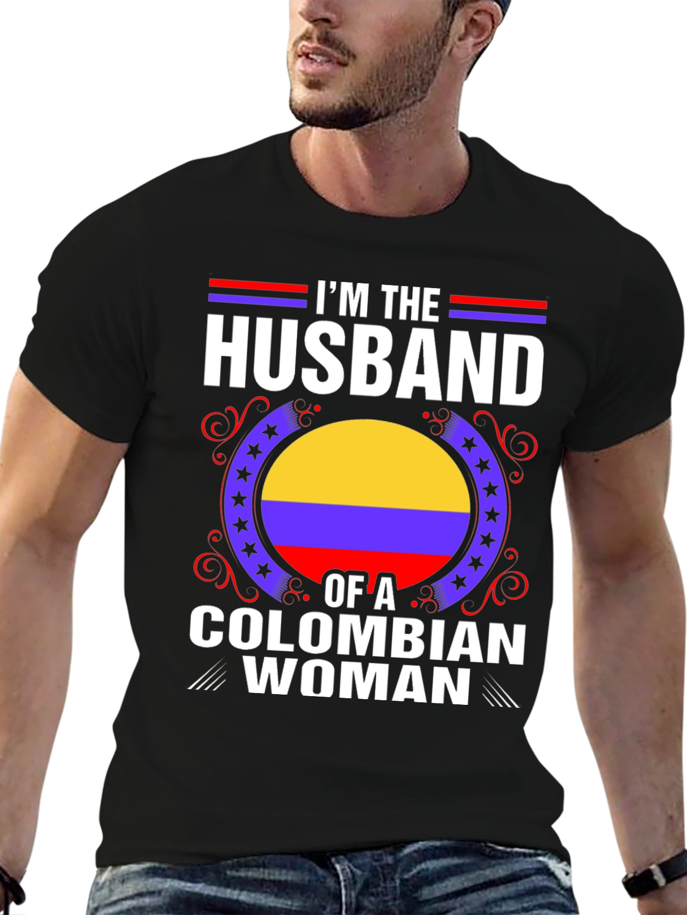 Husband of a Colombian Woman T-Shirt