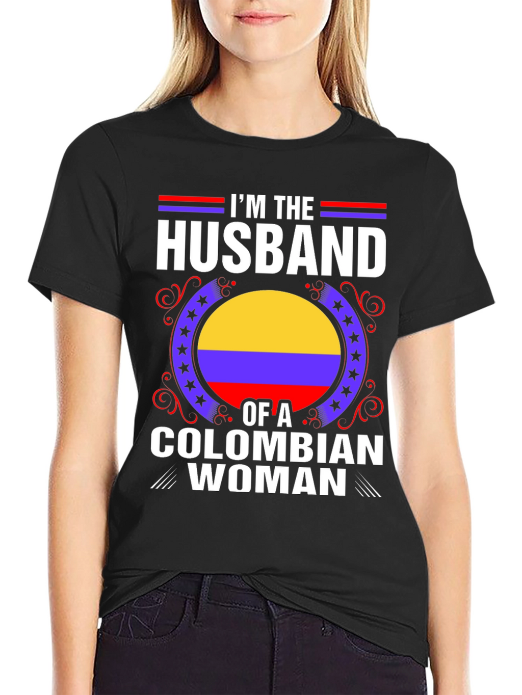 Husband of a Colombian Woman T-Shirt