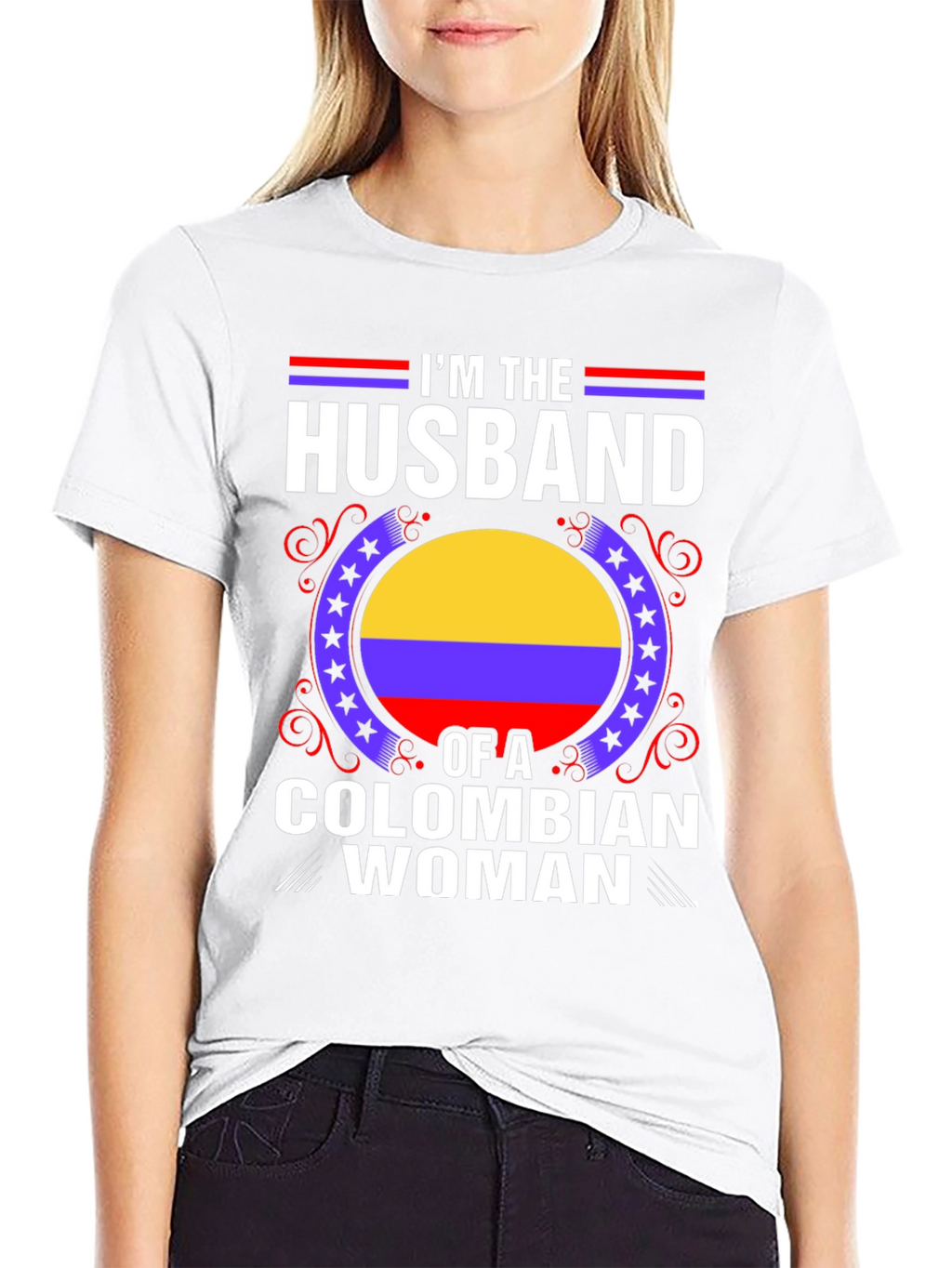Husband of a Colombian Woman T-Shirt