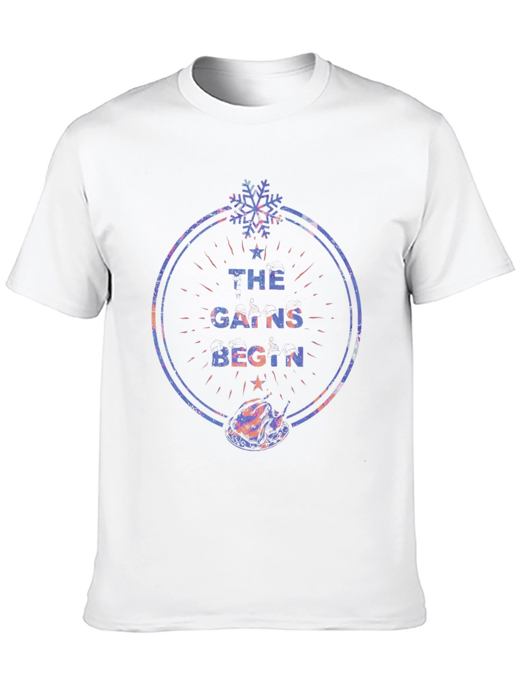 The Gains Begin Thanksgiving T-Shirt