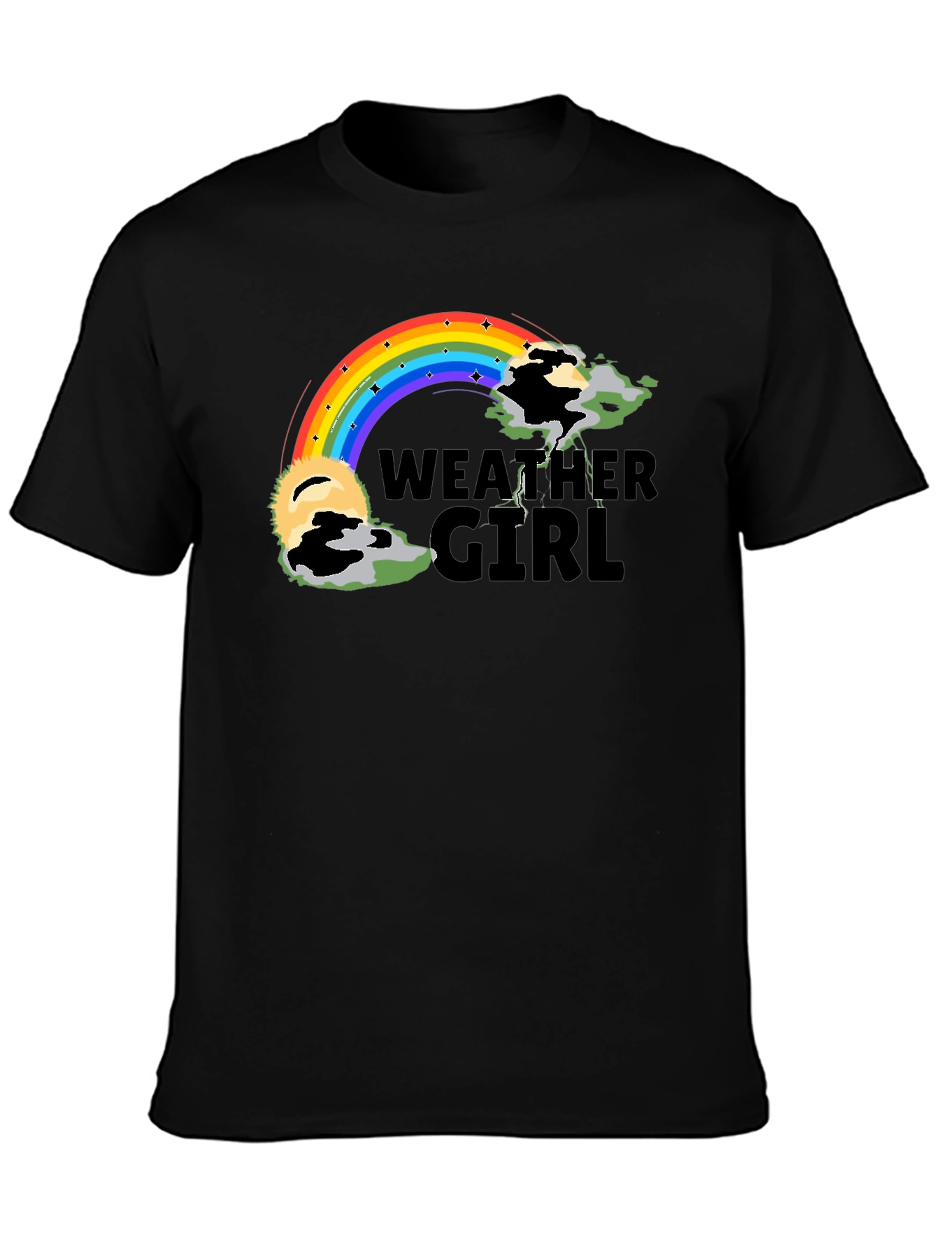 Weather Girl Rainbow Graphic Tee