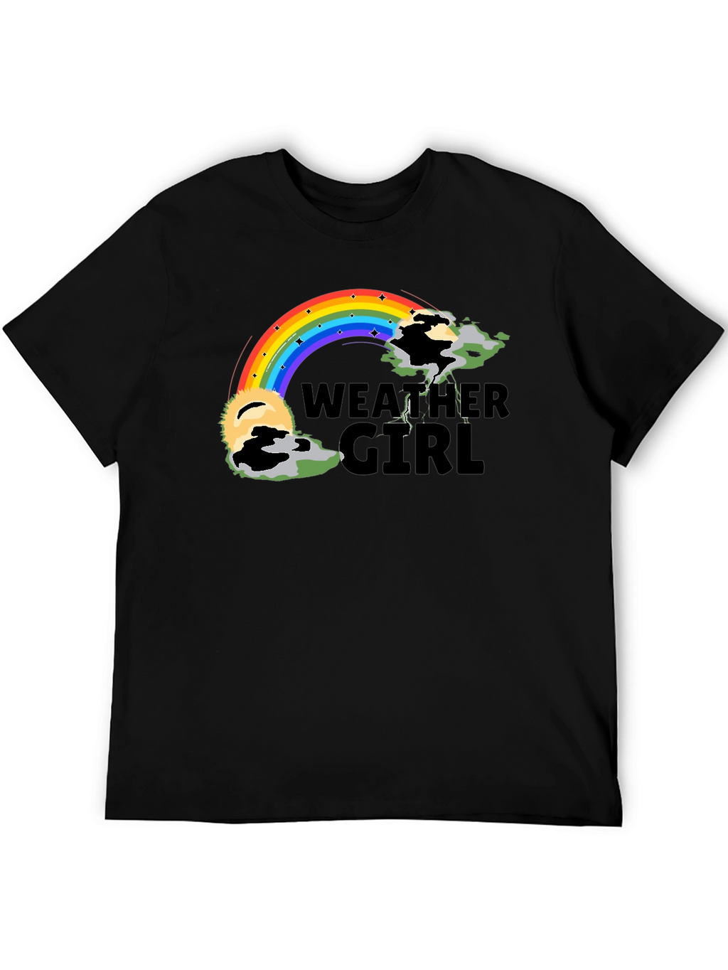 Weather Girl Rainbow Graphic Tee