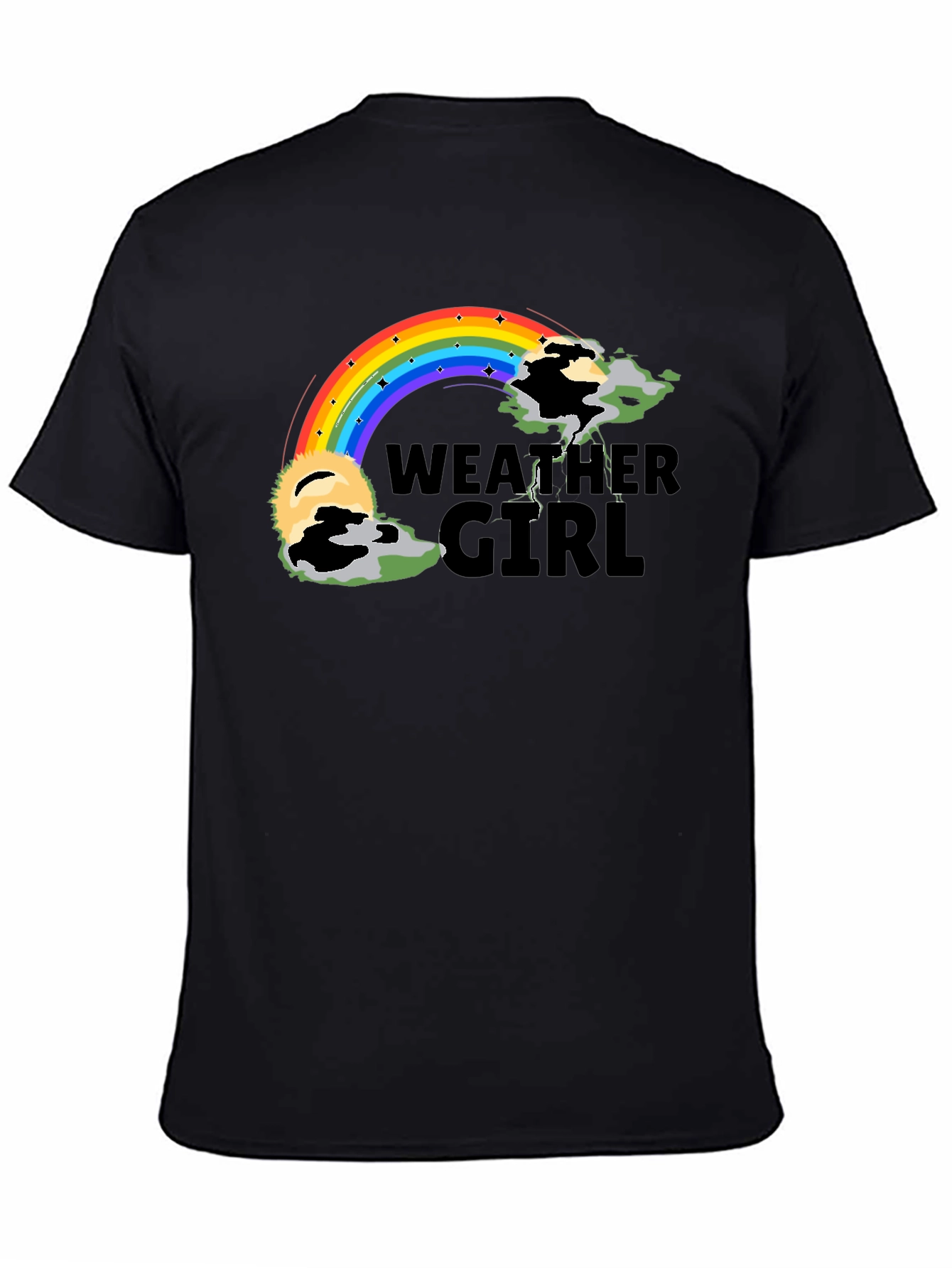 Weather Girl Rainbow Graphic Tee