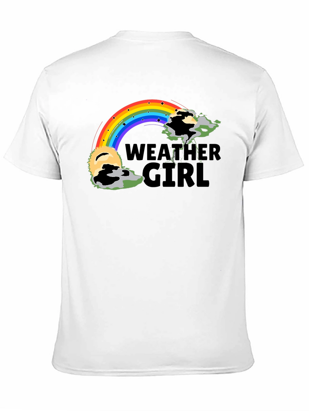 Weather Girl Rainbow Graphic Tee