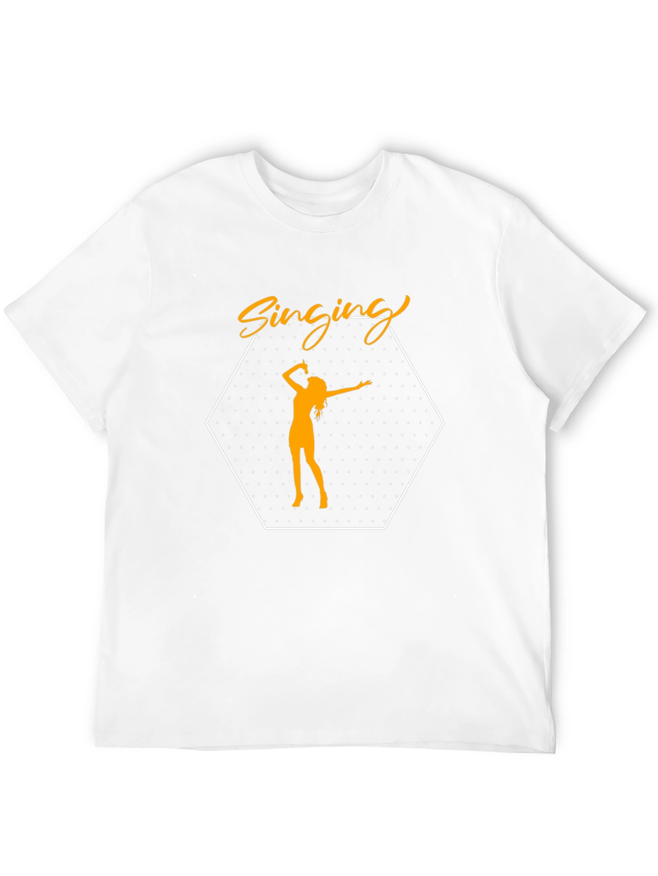 Singing Silhouette Graphic Tee - Black
