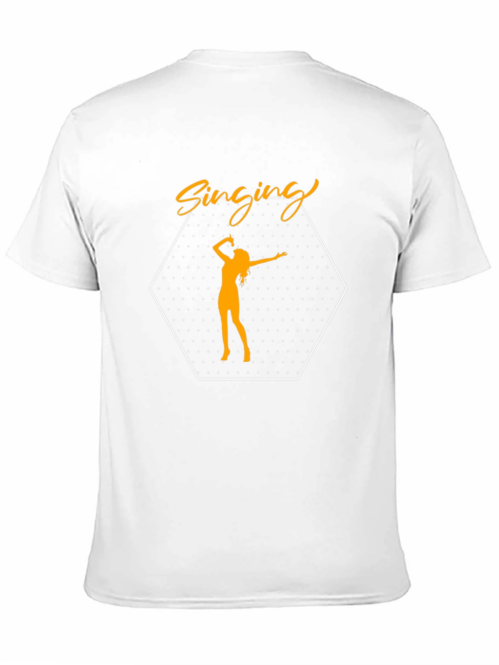 Singing Silhouette Graphic Tee - Black