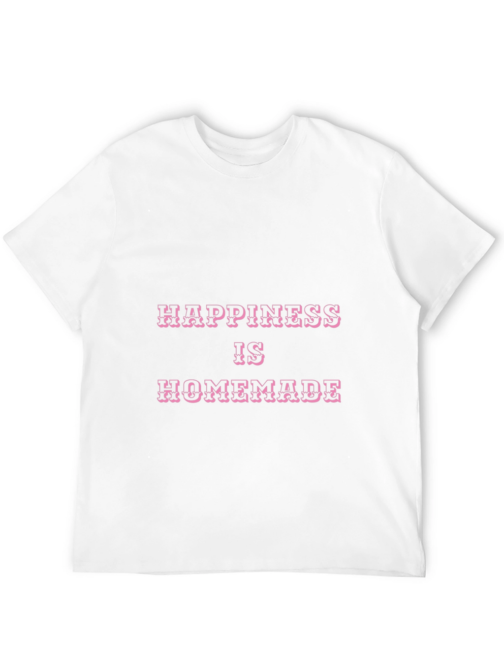 Happiness is Homemade Black Graphic Tee