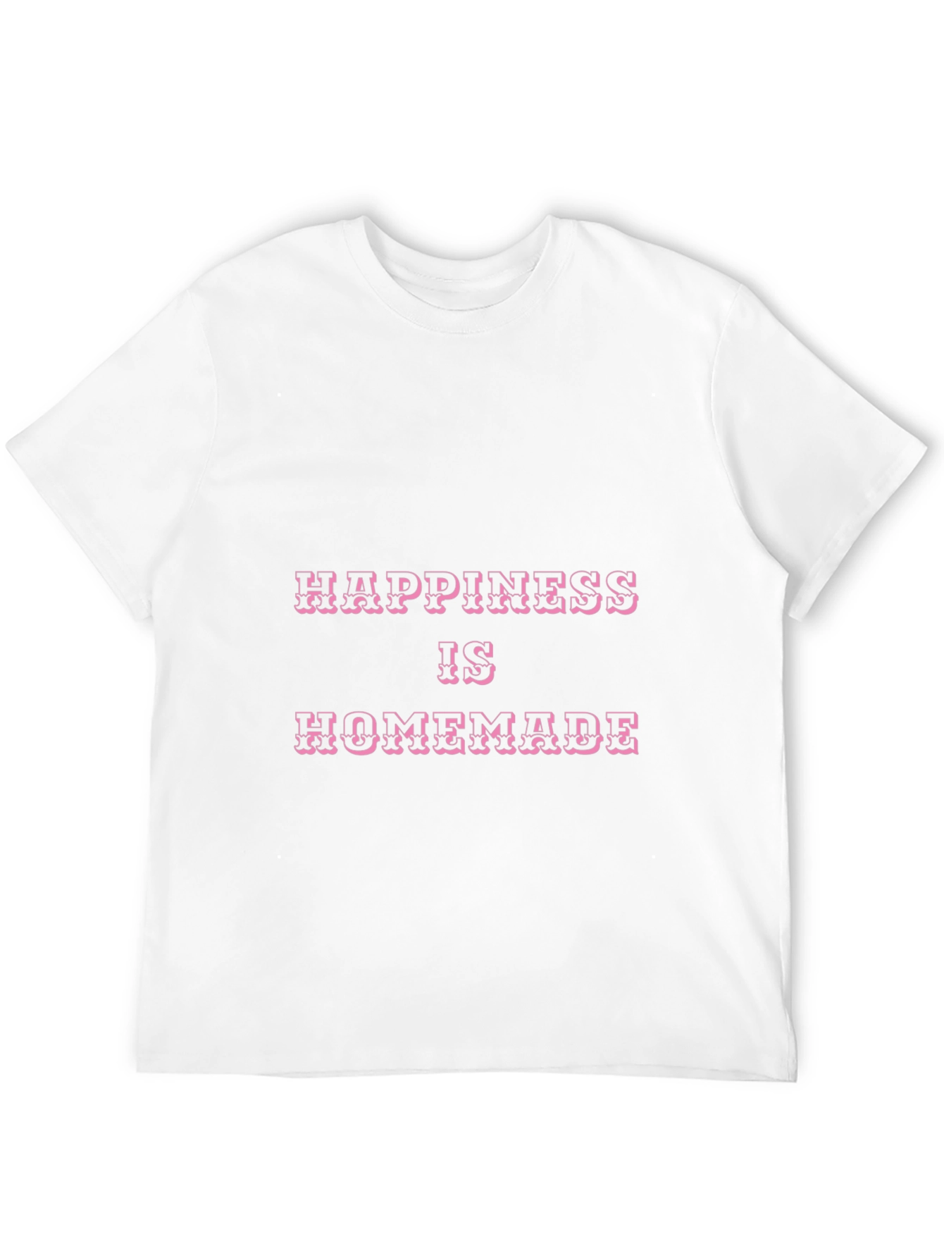 Happiness is Homemade Black Graphic Tee