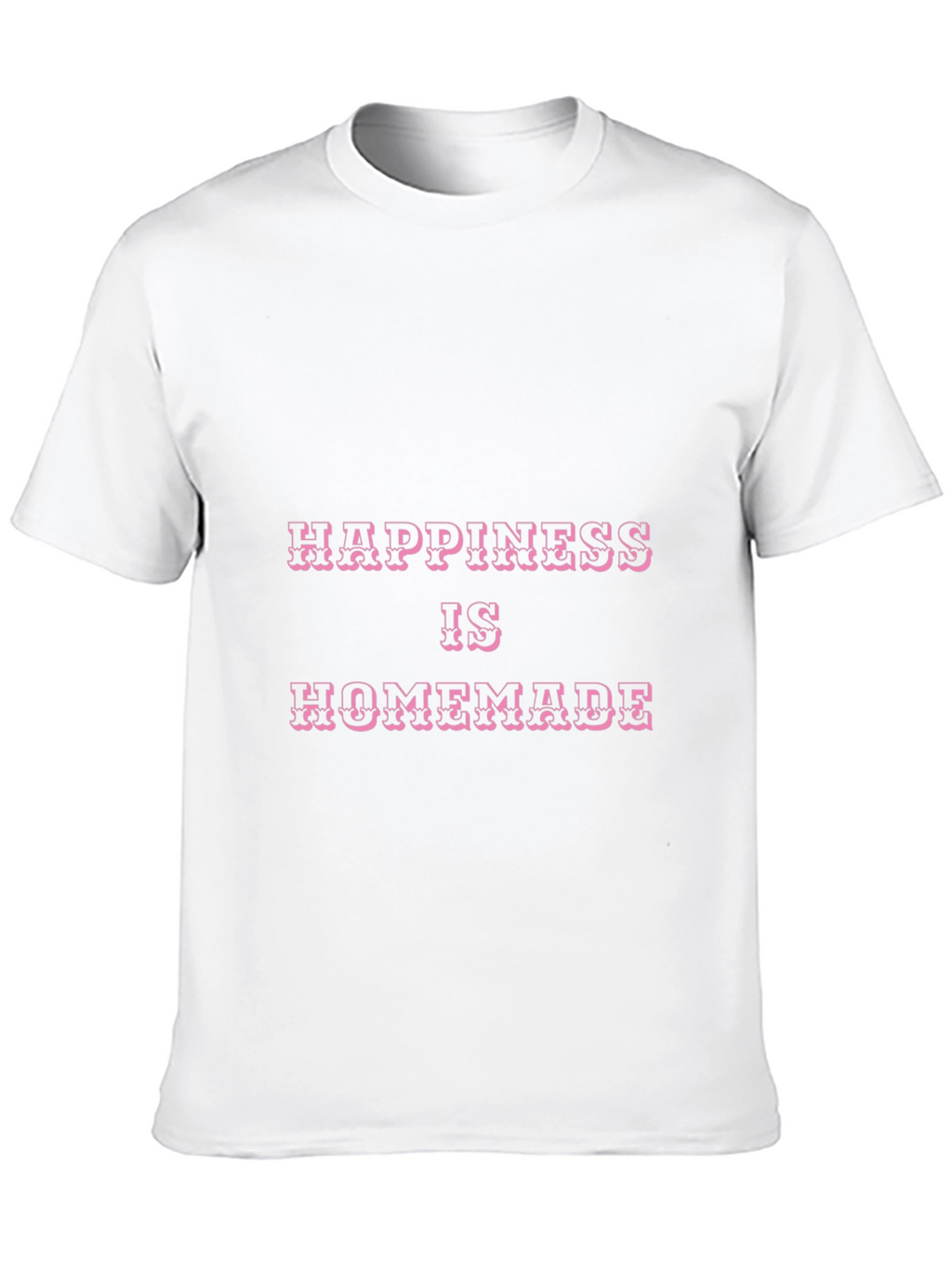 Happiness is Homemade Black Graphic Tee