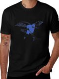 Hockey Player with Wings Graphic T-Shirt