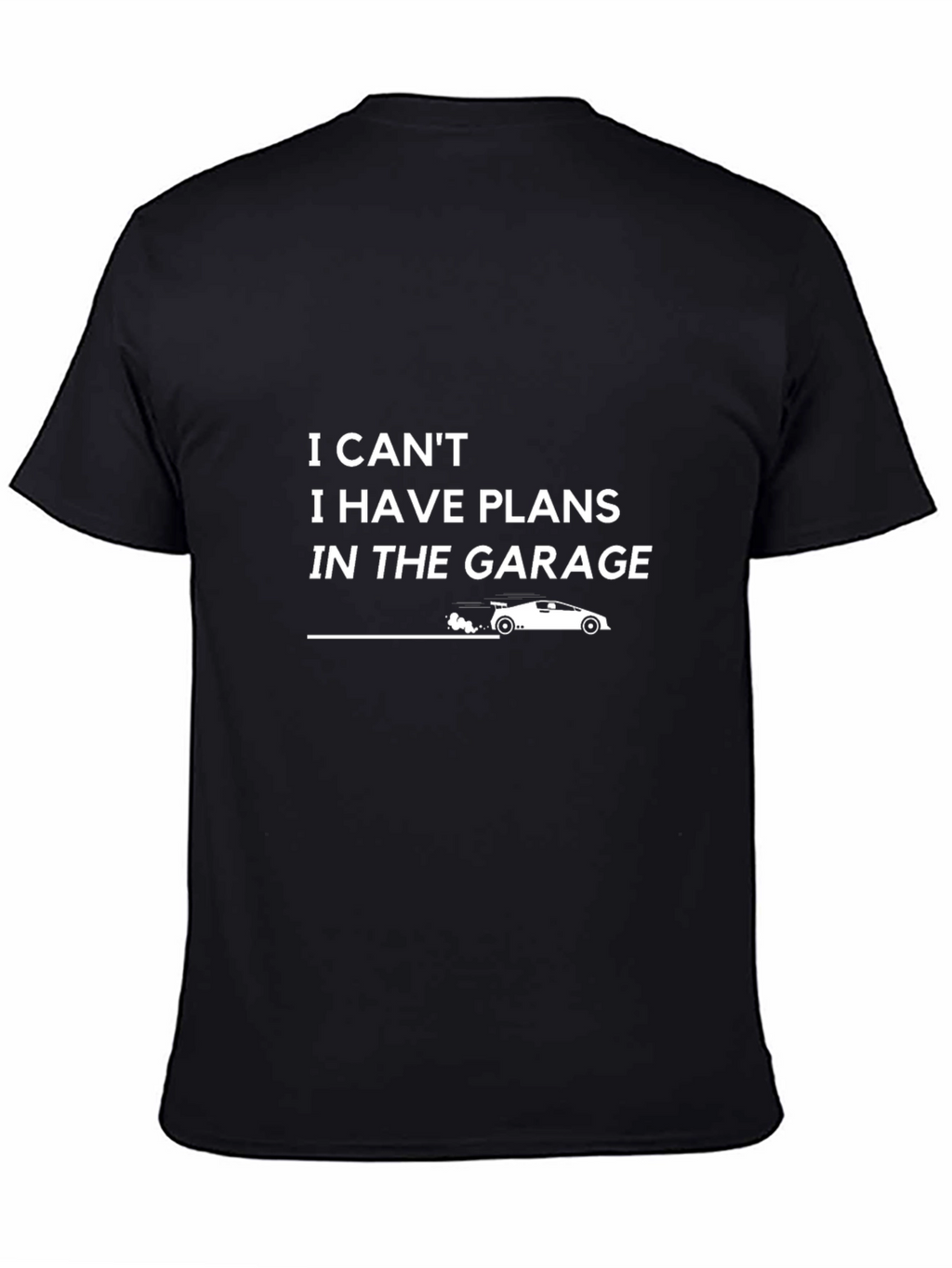 Garage Plans Graphic Tee - Car Enthusiast Apparel
