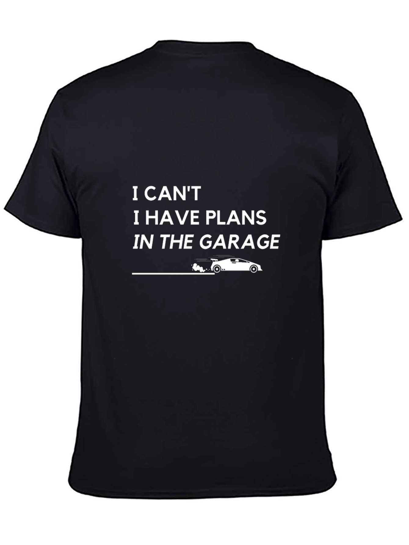 Garage Plans Graphic Tee - Car Enthusiast Apparel