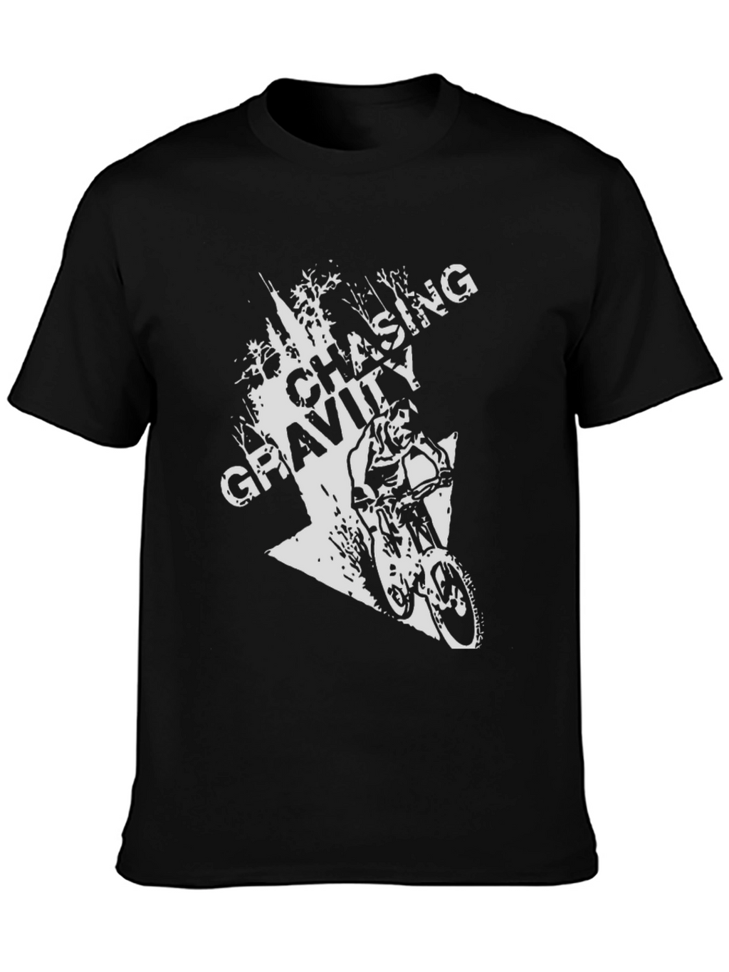 Chasing Gravity Mountain Bike Graphic T-Shirt