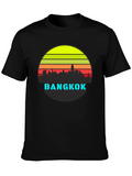 Bangkok Skyline Retro T-Shirt