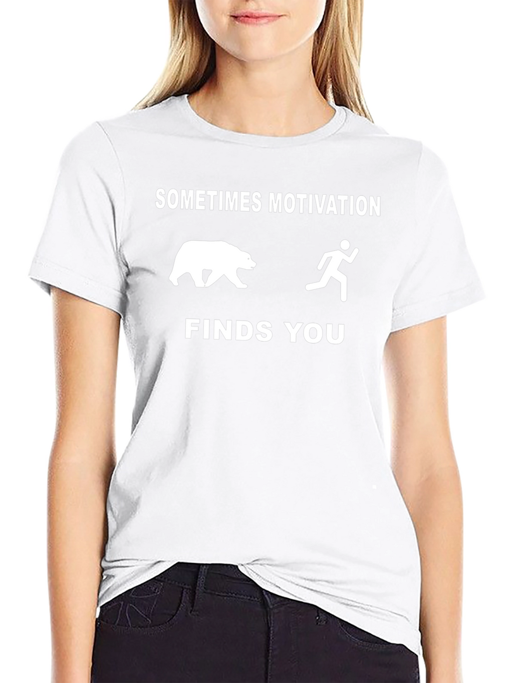 Sometimes Motivation Finds You Graphic Tee