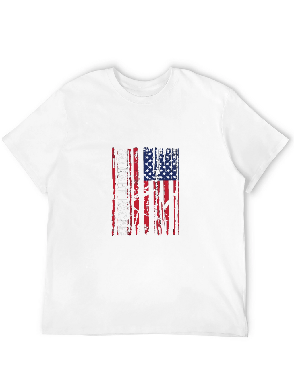 Go Kart Racing American Flag T-Shirt