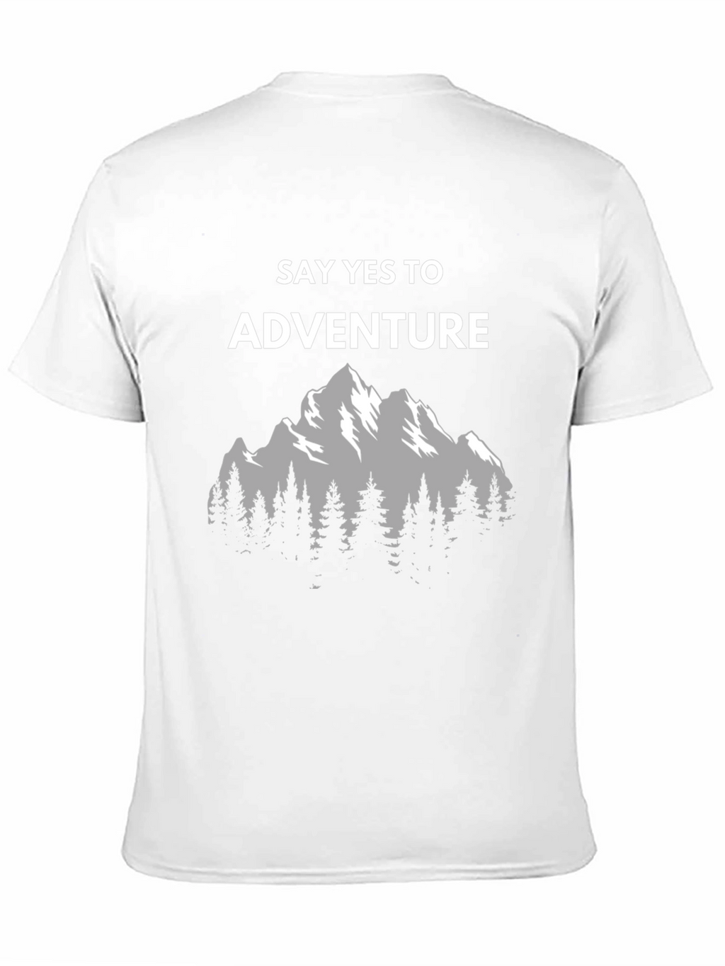 Adventure Awaits Graphic Tee - Mountain Scene