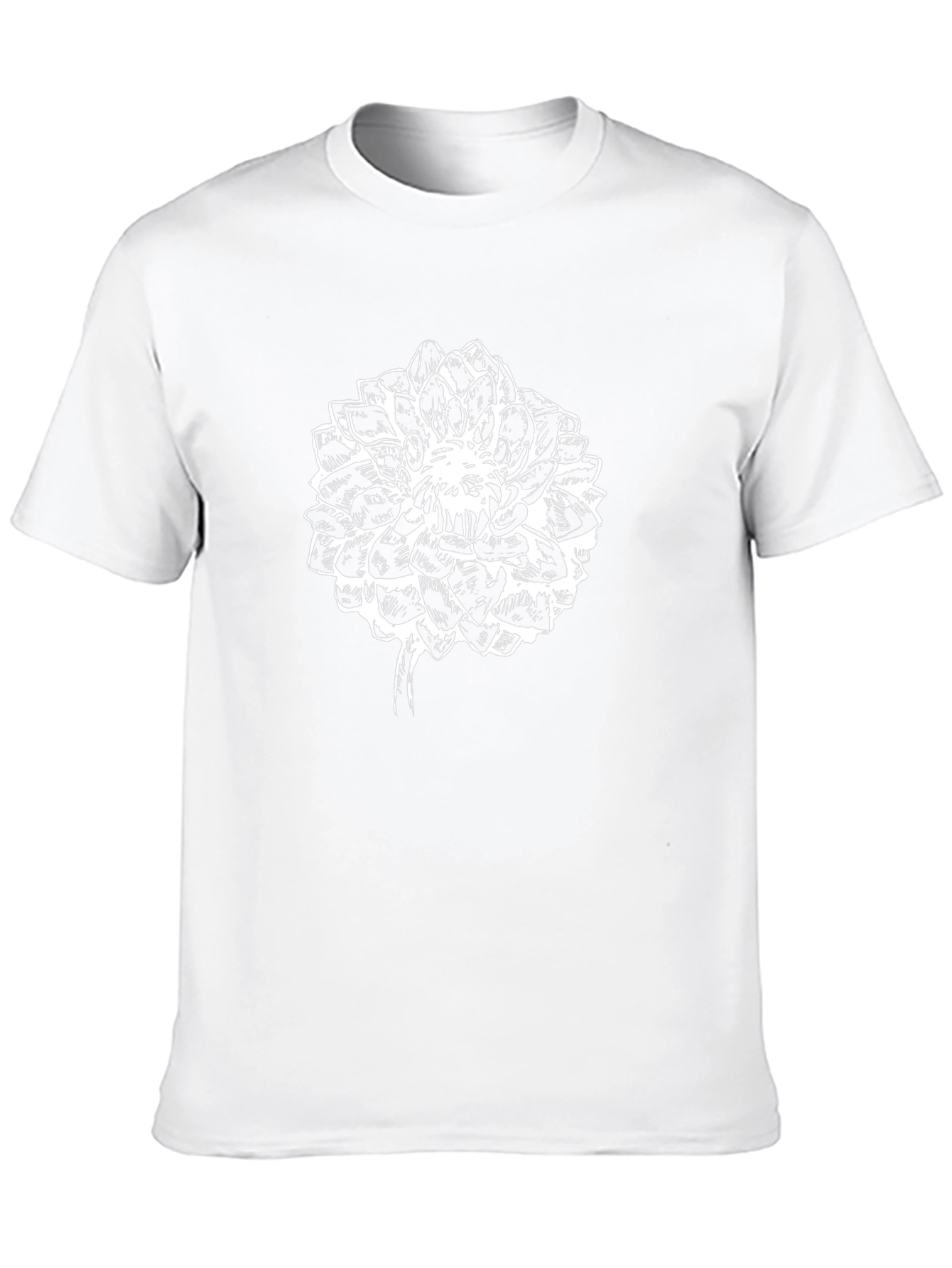 Black Floral Graphic Tee - Stylish & Unique