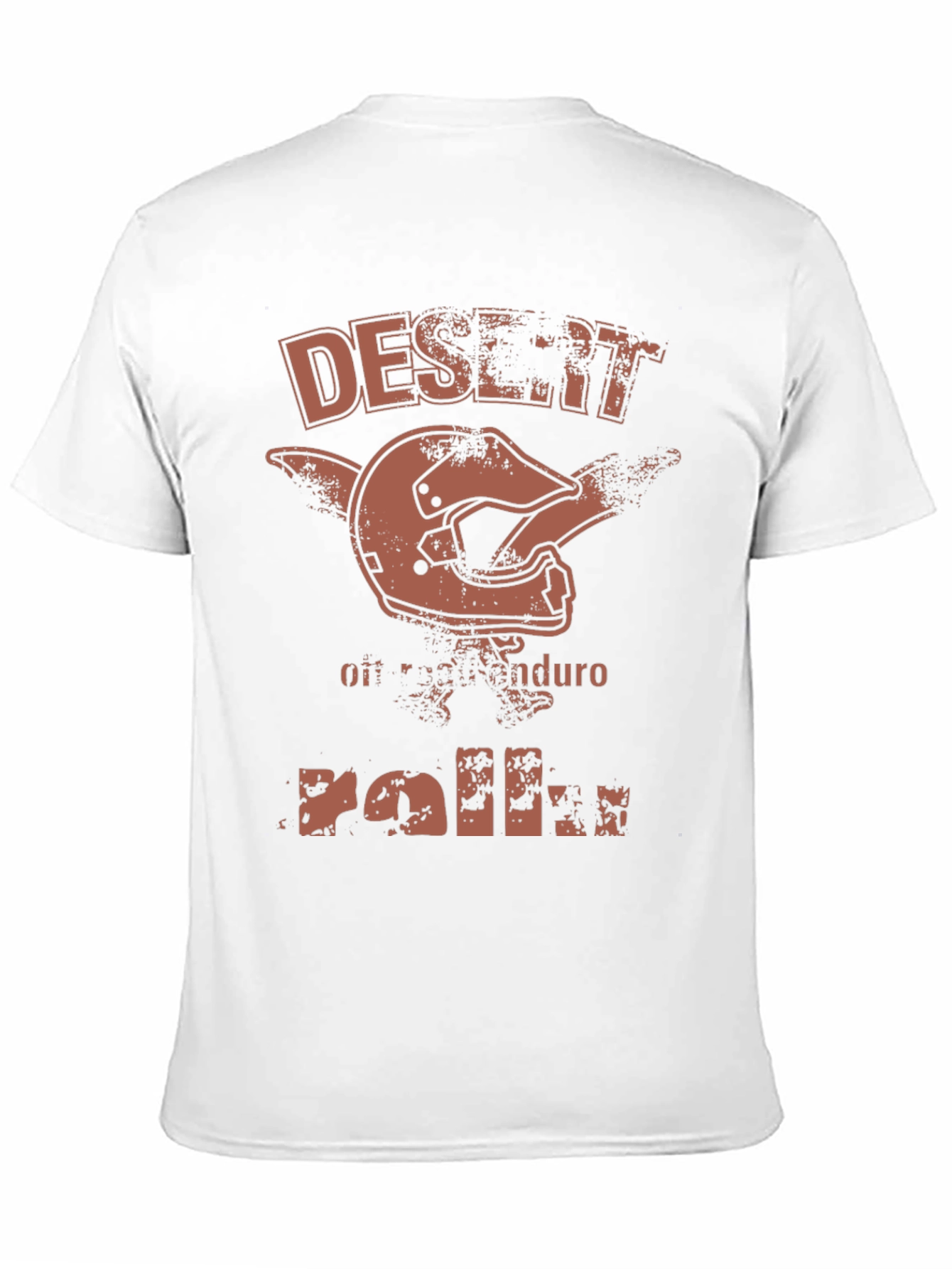 Desert Enduro Motocross Helmet Graphic T-Shirt