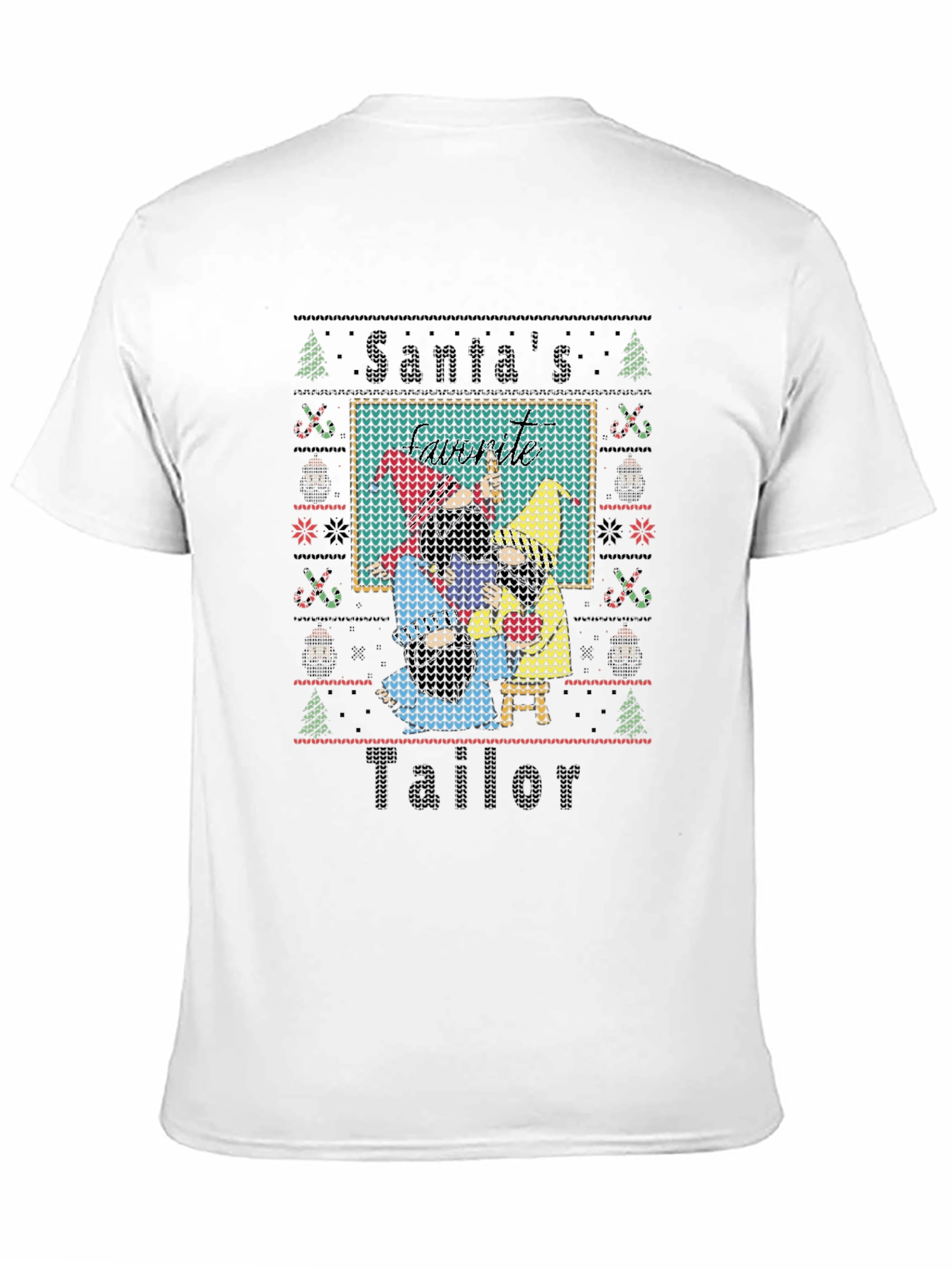 Santas Tailor Christmas Novelty T-Shirt