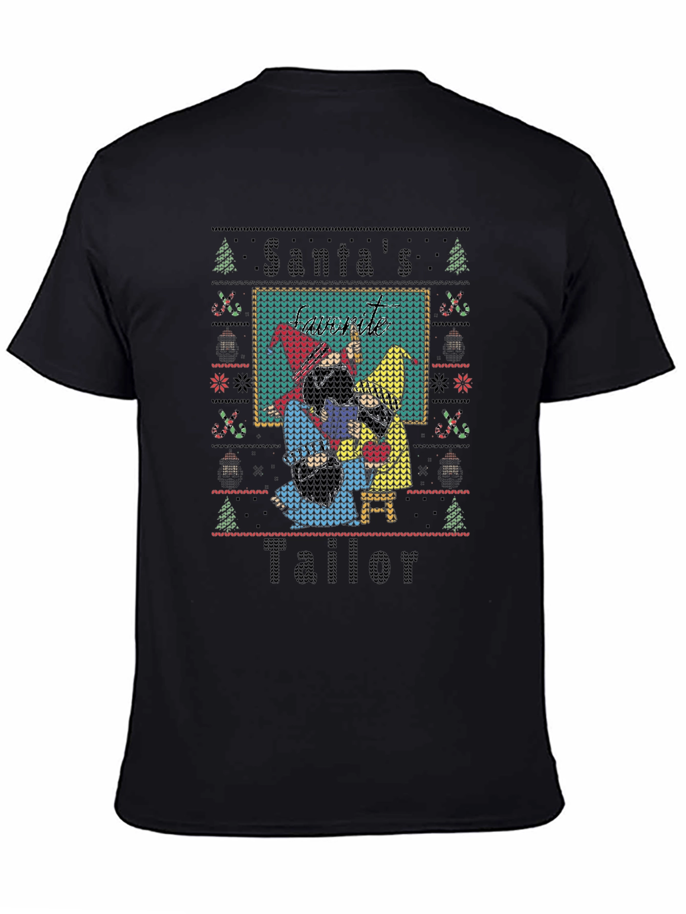 Santas Tailor Christmas Novelty T-Shirt