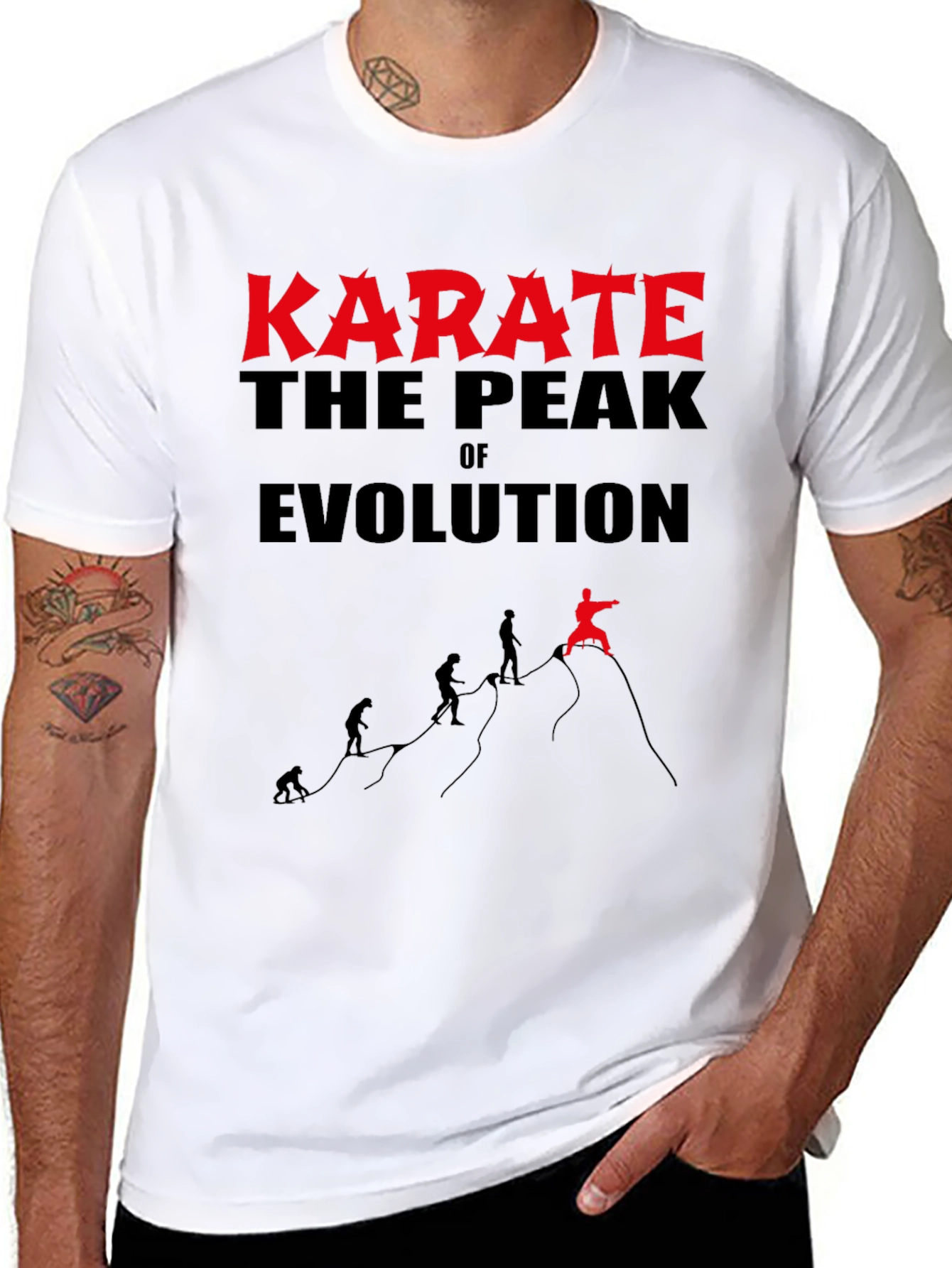 Karate Evolution T-Shirt - Martial Arts Peak