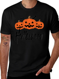 Halloween Pumpkin Graphic T-Shirt - Spooky Season