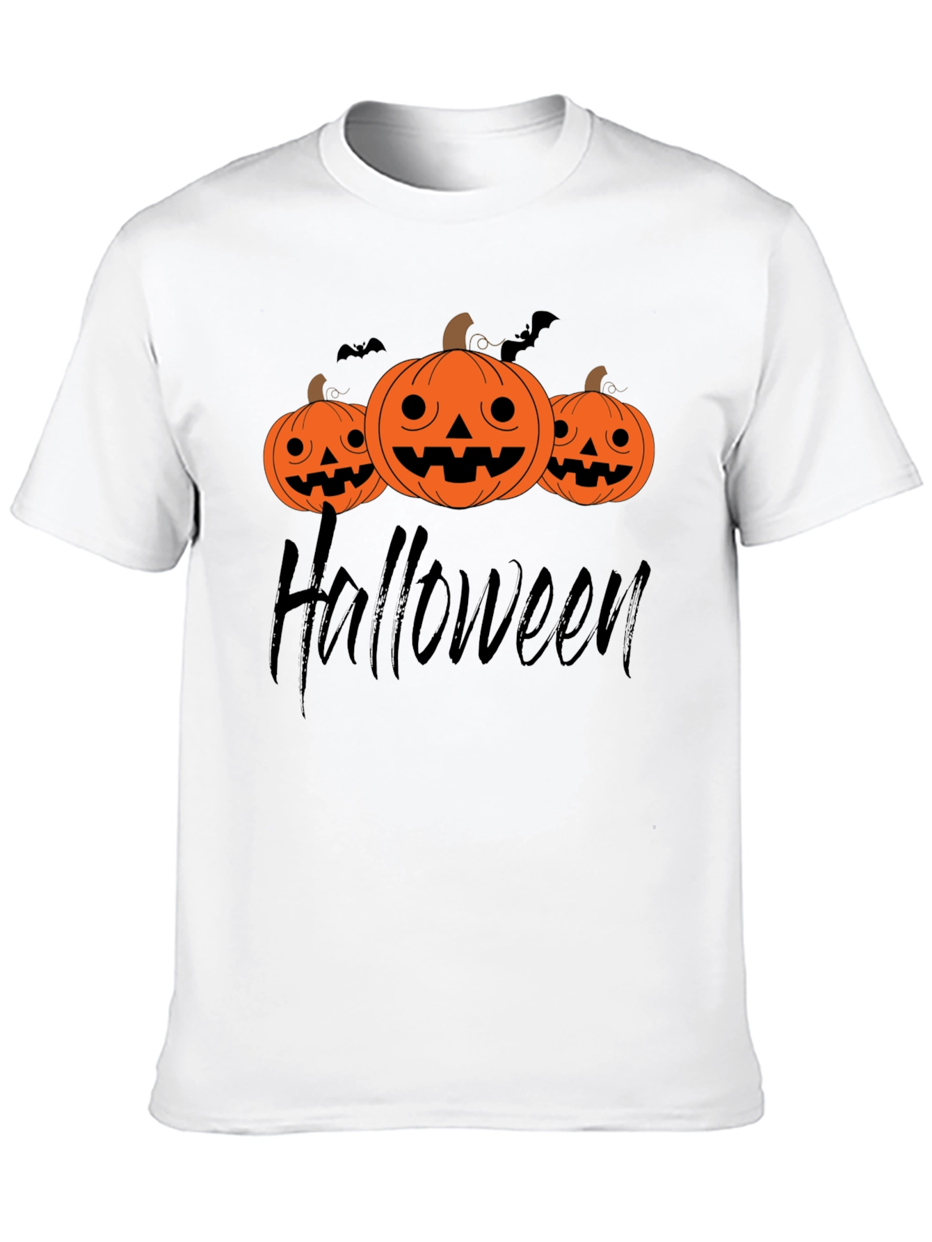 Halloween Pumpkin Graphic T-Shirt - Spooky Season