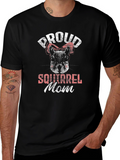 Proud Squirrel Mom Graphic T-Shirt