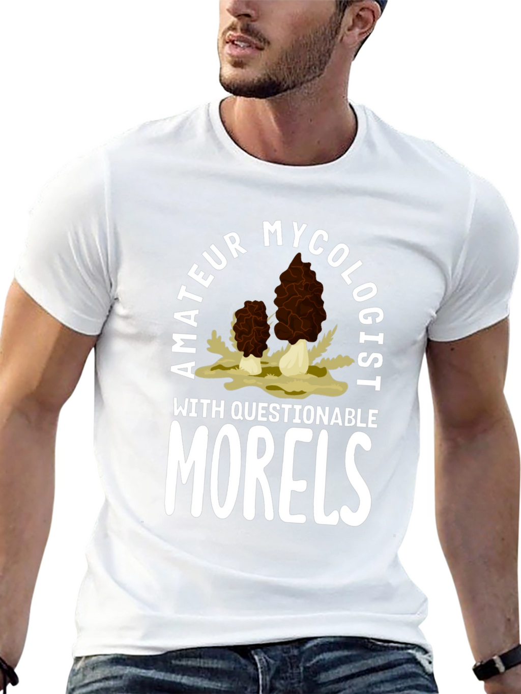 Amateur Mycologist Morel Mushroom T-Shirt