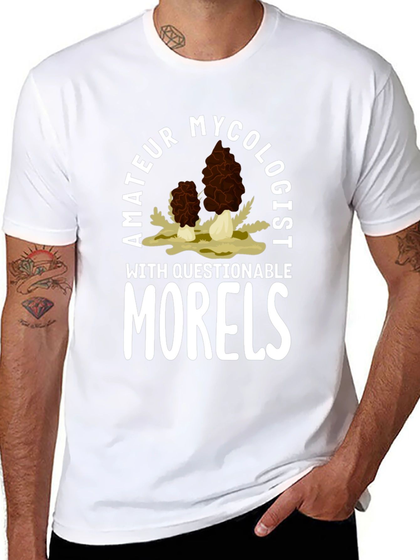 Amateur Mycologist Morel Mushroom T-Shirt