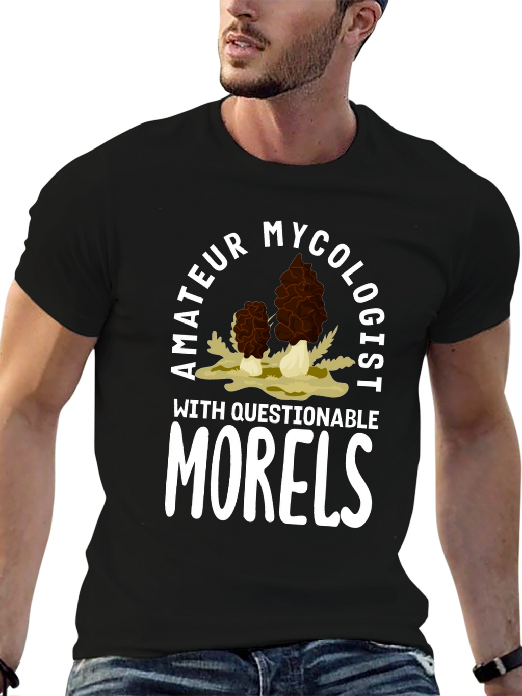 Amateur Mycologist Morel Mushroom T-Shirt