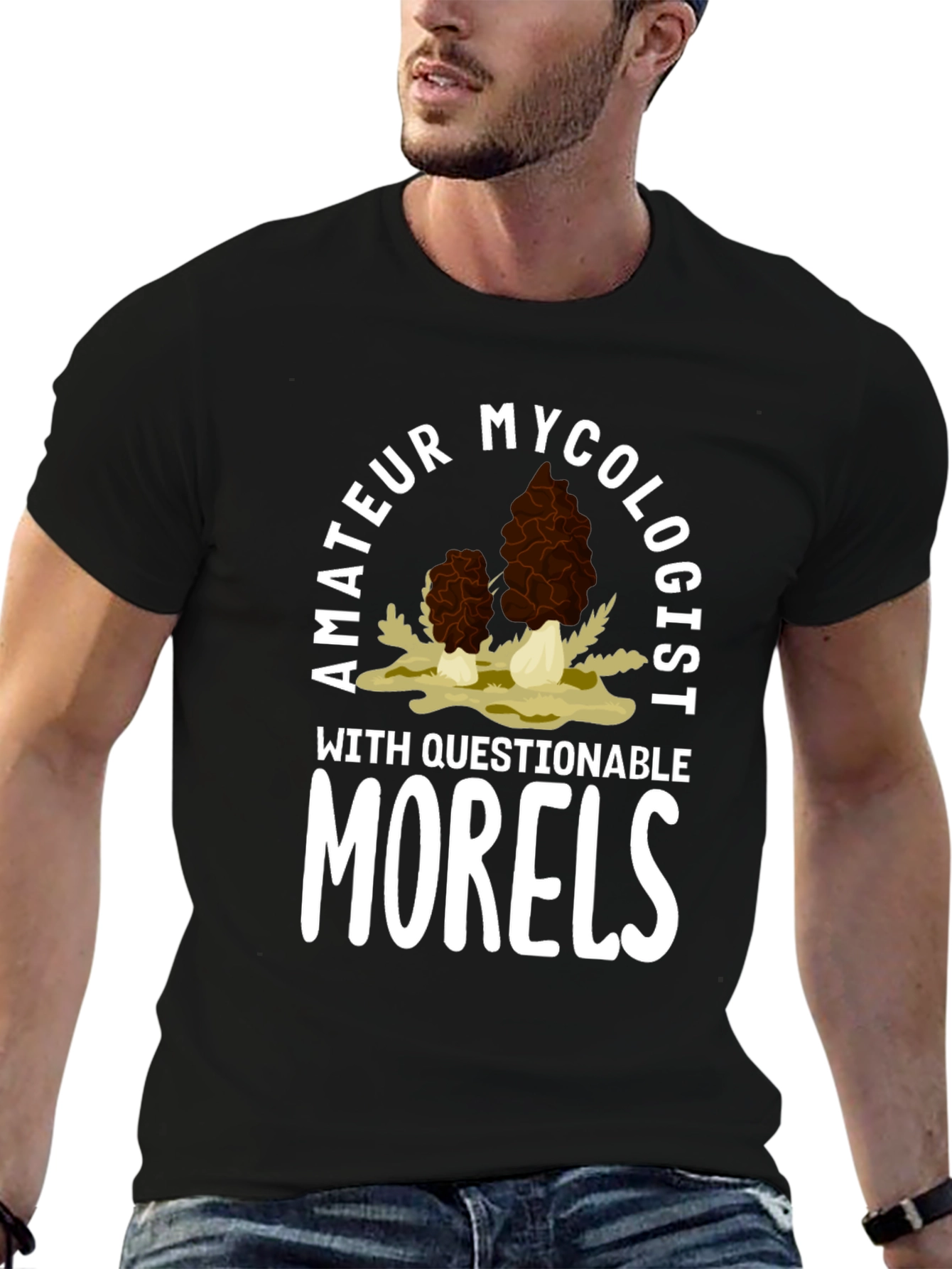 Amateur Mycologist Morel Mushroom T-Shirt