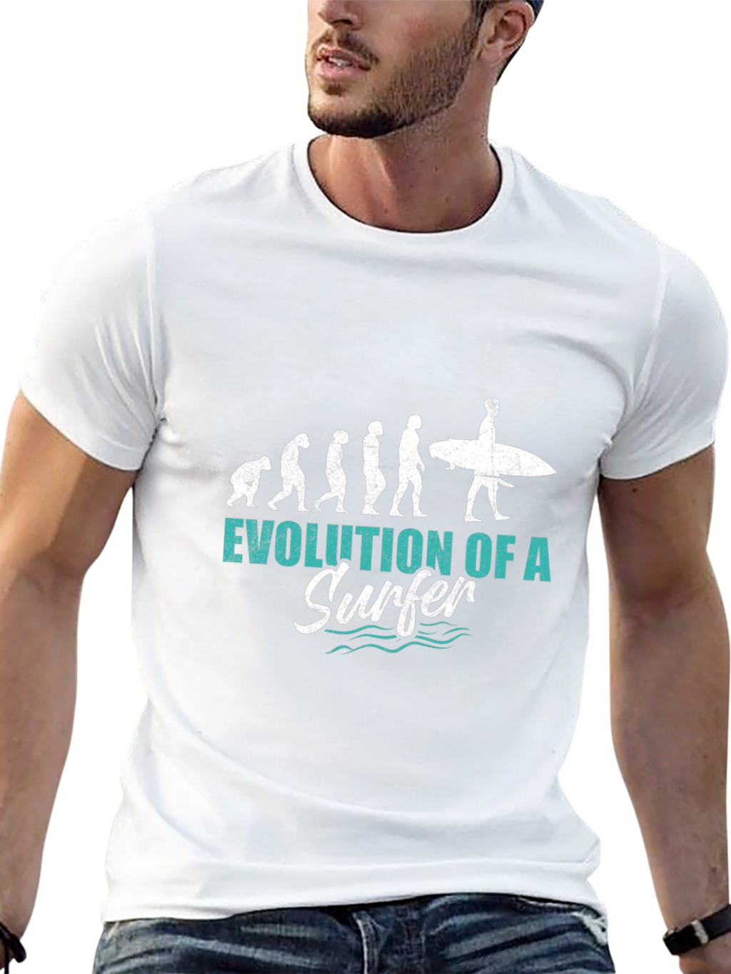 Evolution of a Surfer T-Shirt