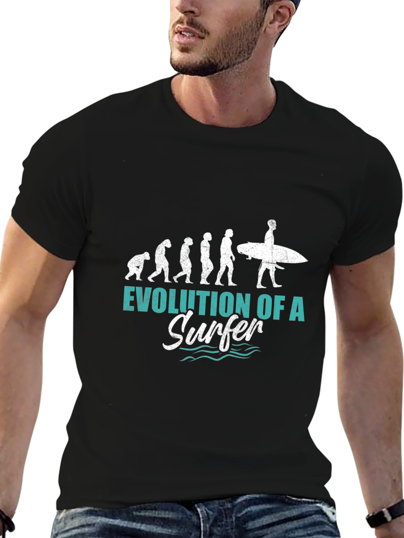 Evolution of a Surfer T-Shirt