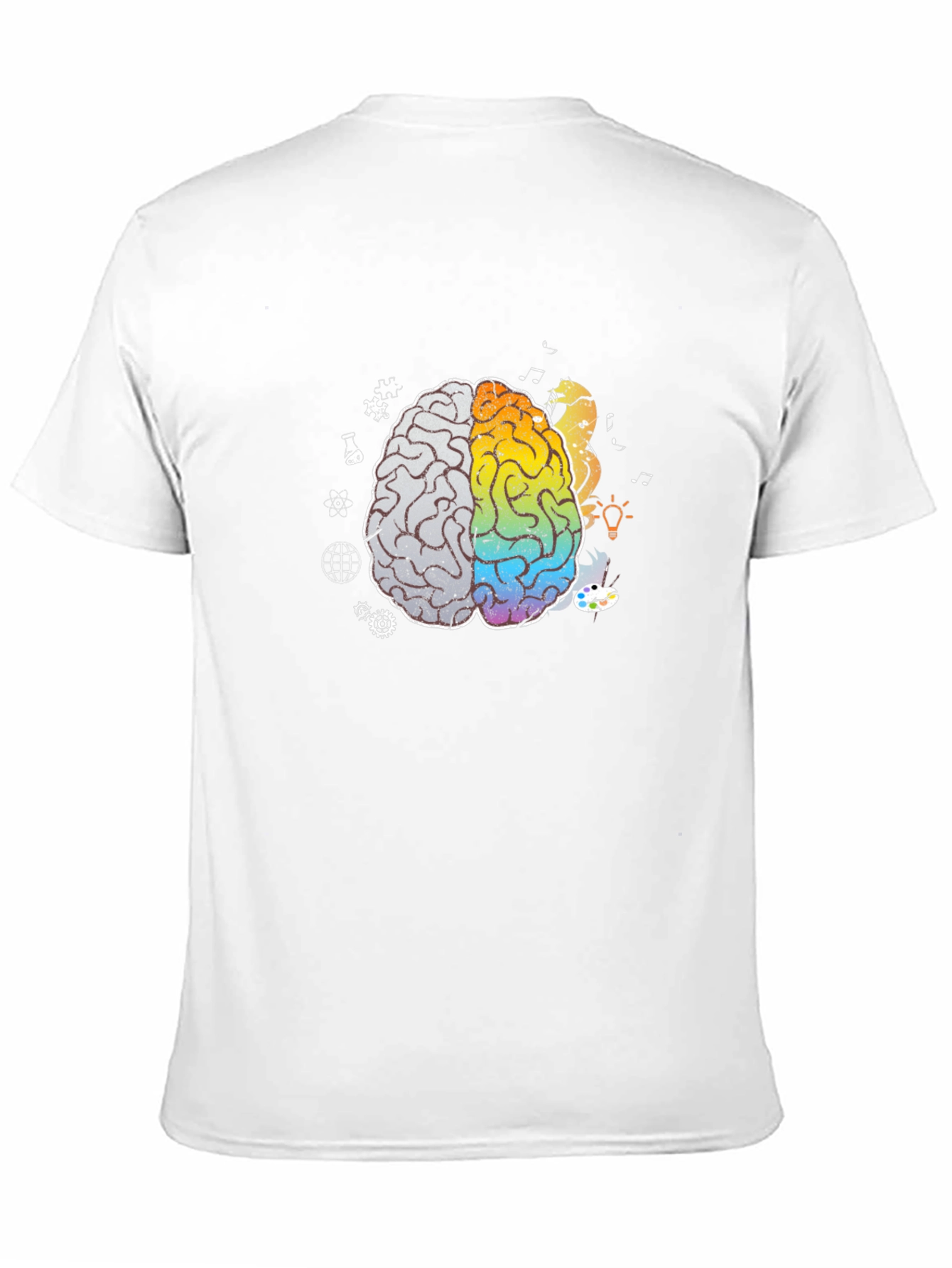 Brain Art T-Shirt - Creative Mind Tee