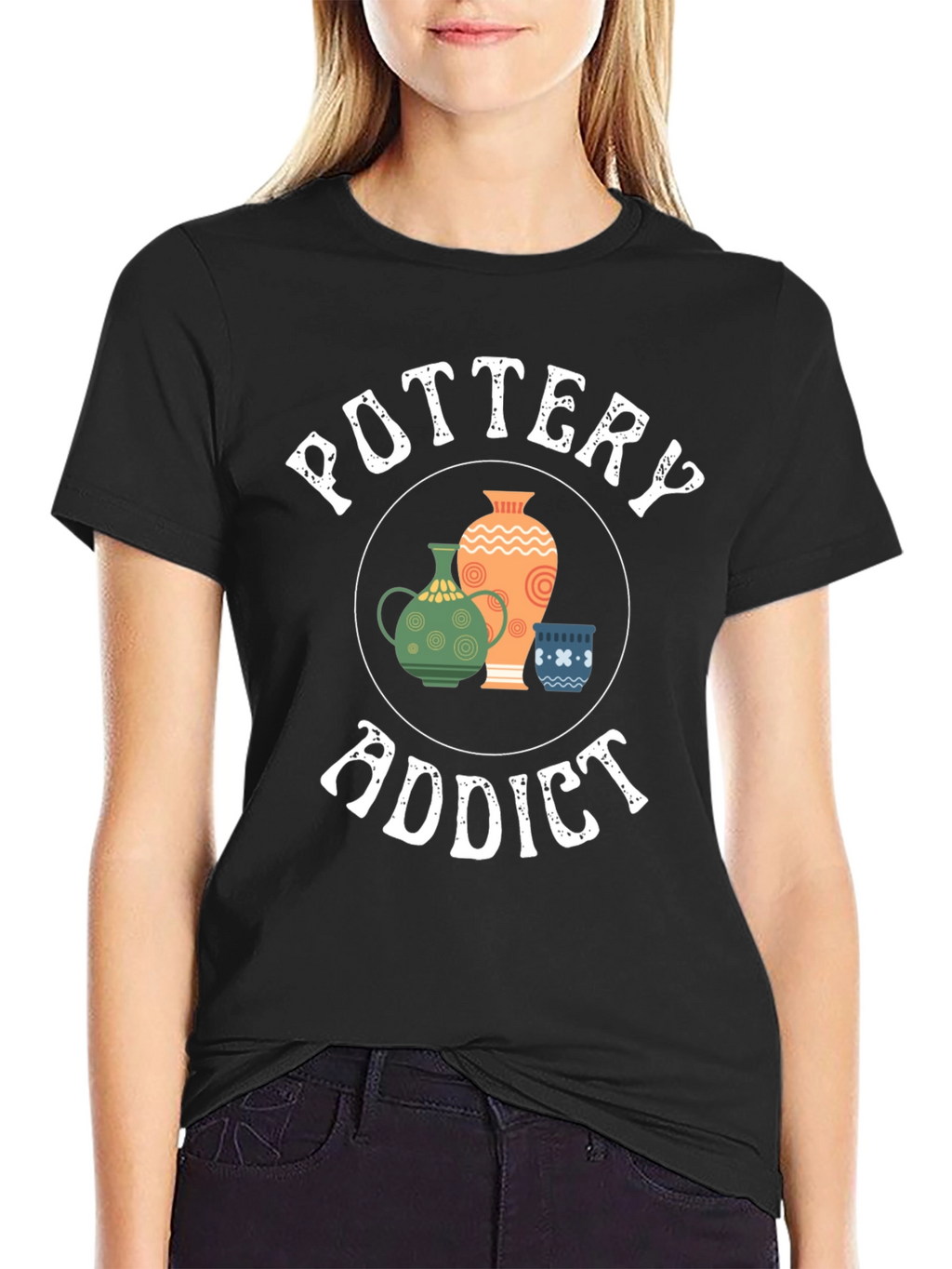Pottery Addict Graphic Tee - Unique Pottery Lovers Gift