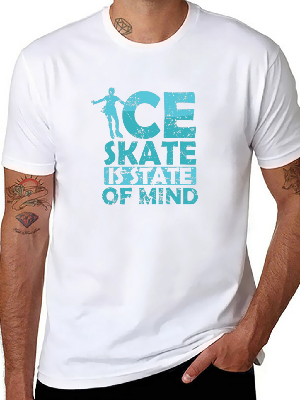 Ice Skate State of Mind Graphic T-Shirt
