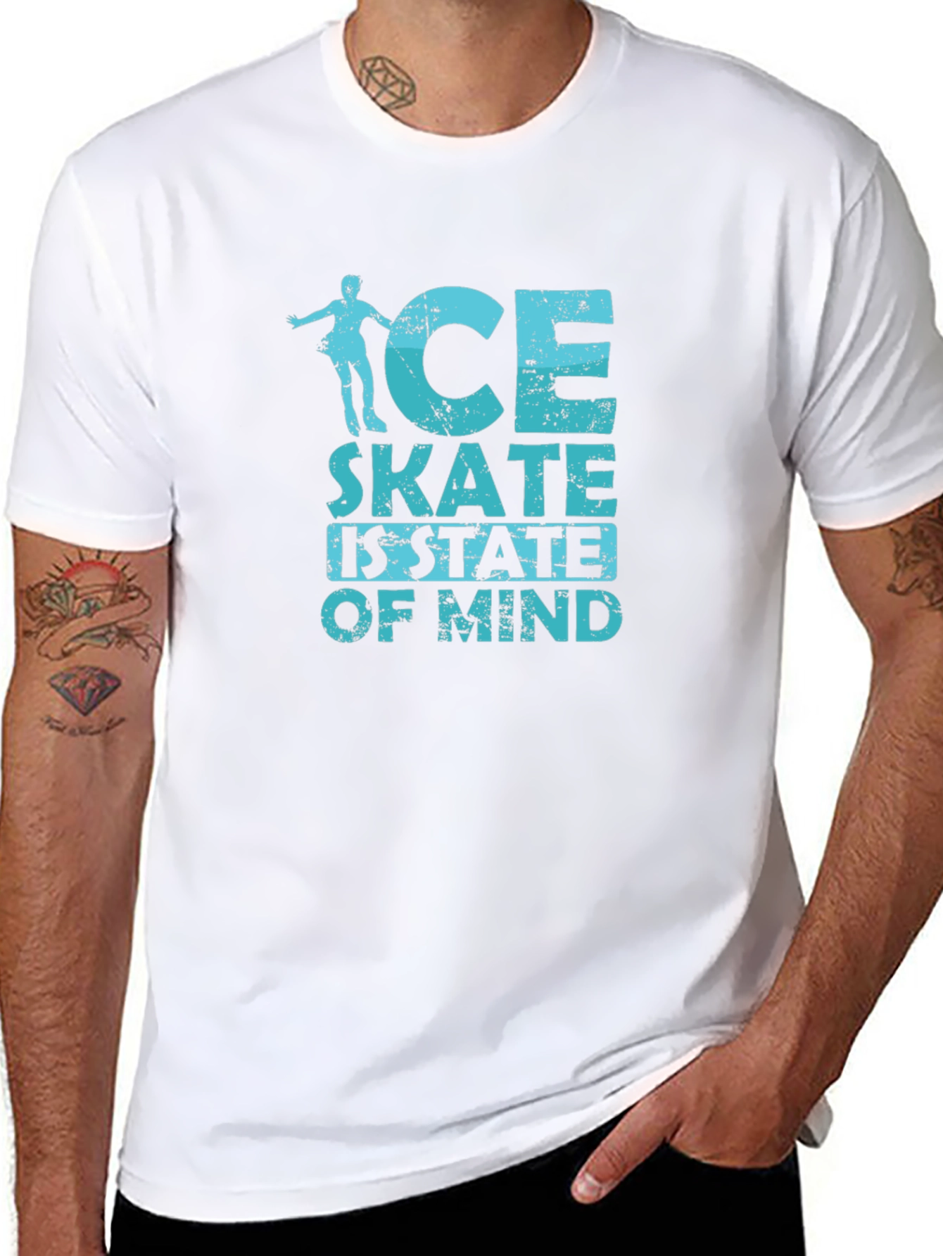 Ice Skate State of Mind Graphic T-Shirt