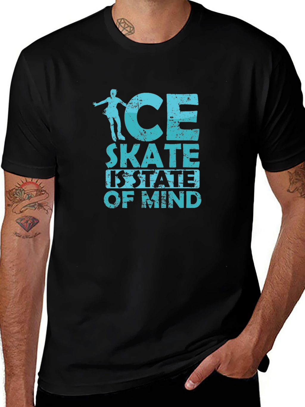 Ice Skate State of Mind Graphic T-Shirt