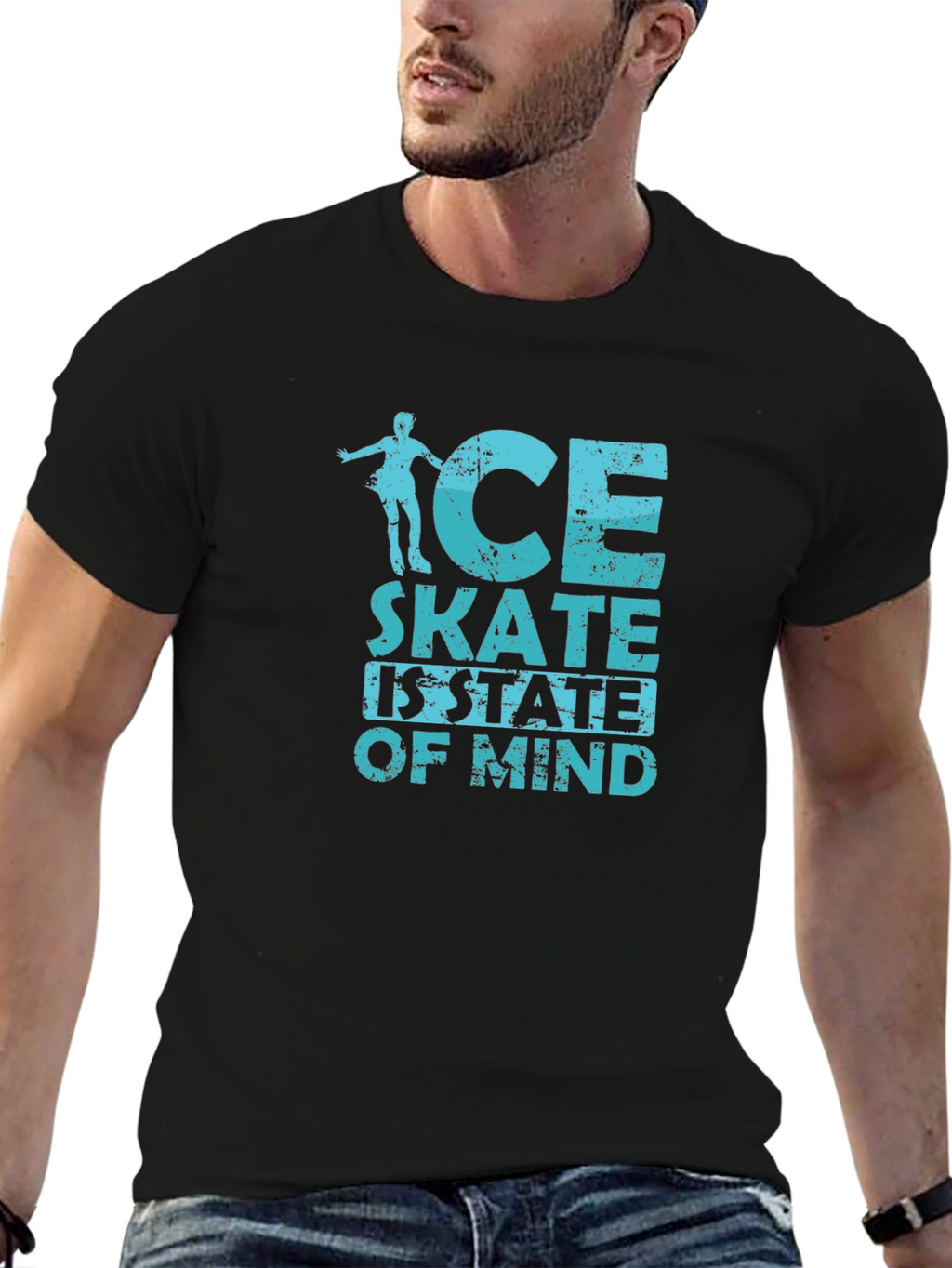 Ice Skate State of Mind Graphic T-Shirt