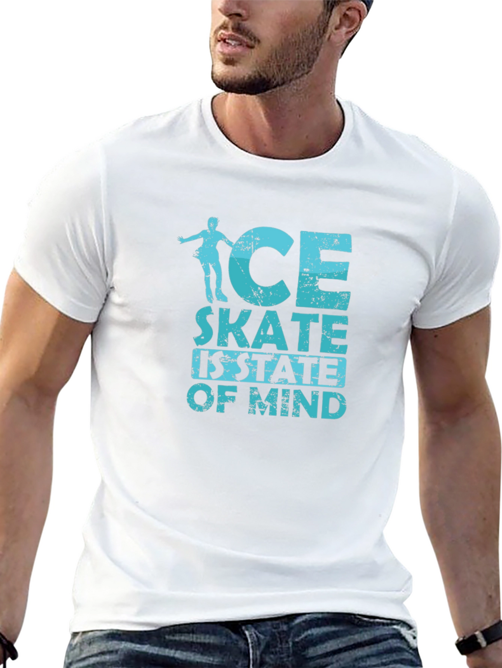 Ice Skate State of Mind Graphic T-Shirt