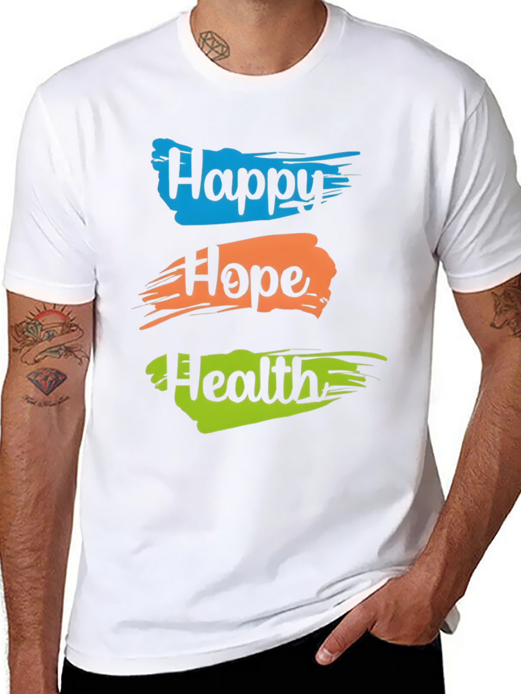 Happy Hope Health T-Shirt - Positive Vibes Tee