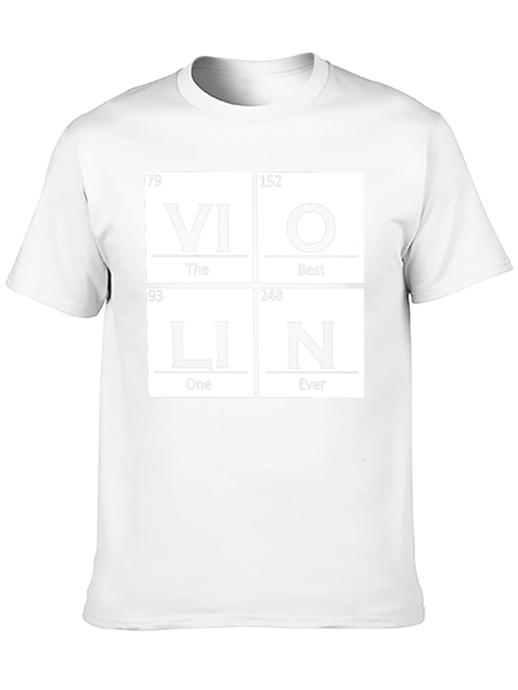 Violin Periodic Table Funny Music T-Shirt